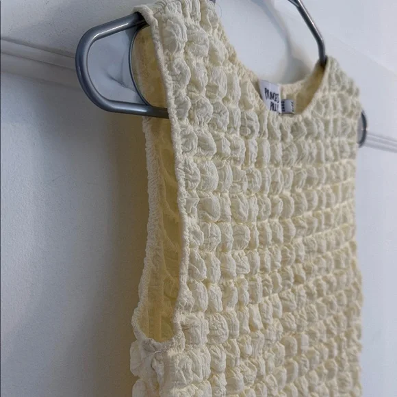 Princess Polly Cream Textured Mini Dress - Picture 5 of 11